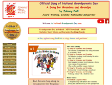 Tablet Screenshot of nationalgrandparentsday.com